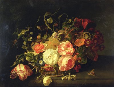 Flowers and Insects by Rachel Ruysch